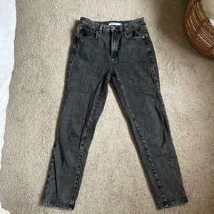 Garage black denim jeans
